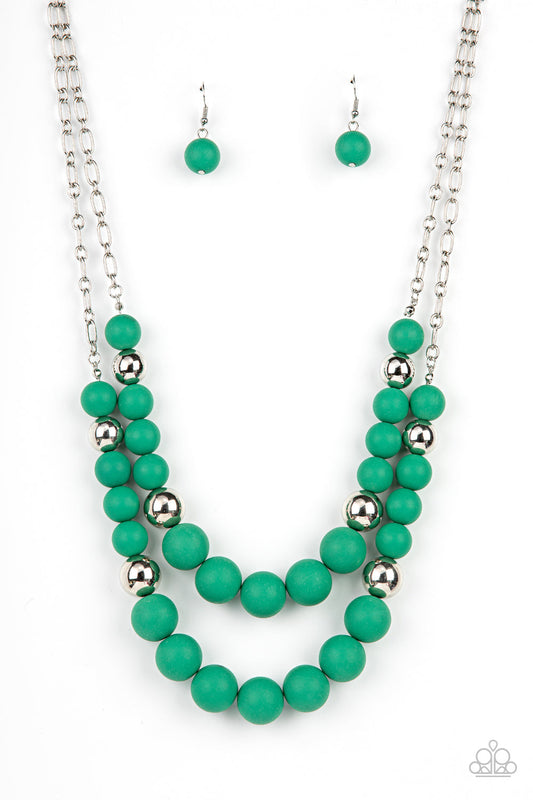 Vivid Vanity - Green Necklace