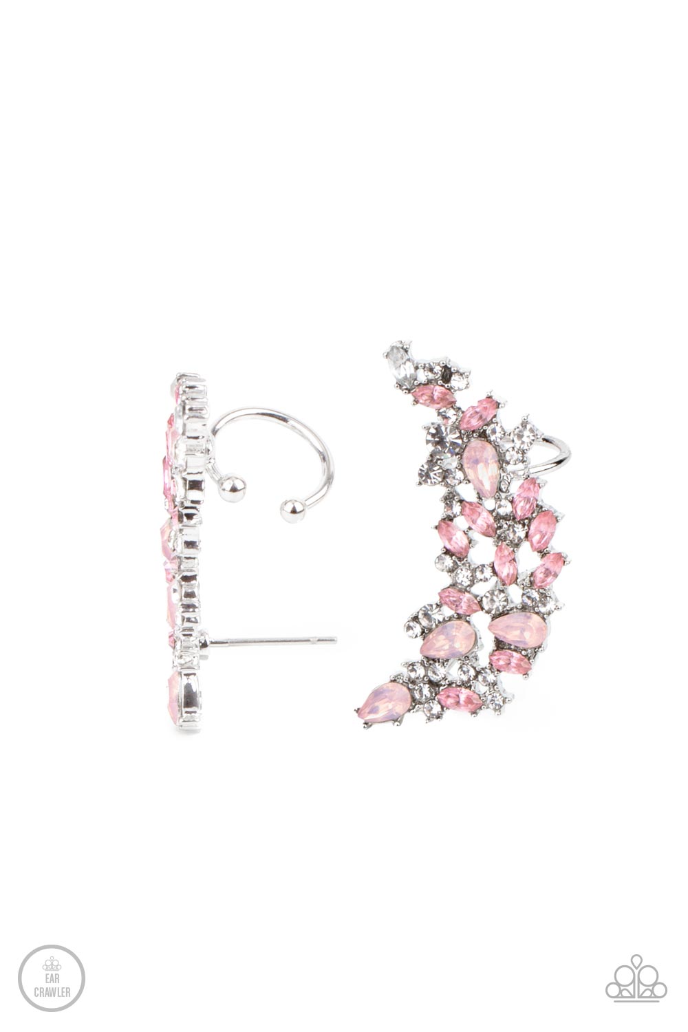 Prismatically Panoramic - Pink Post Earrings