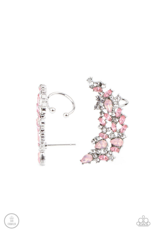 Prismatically Panoramic - Pink Post Earrings