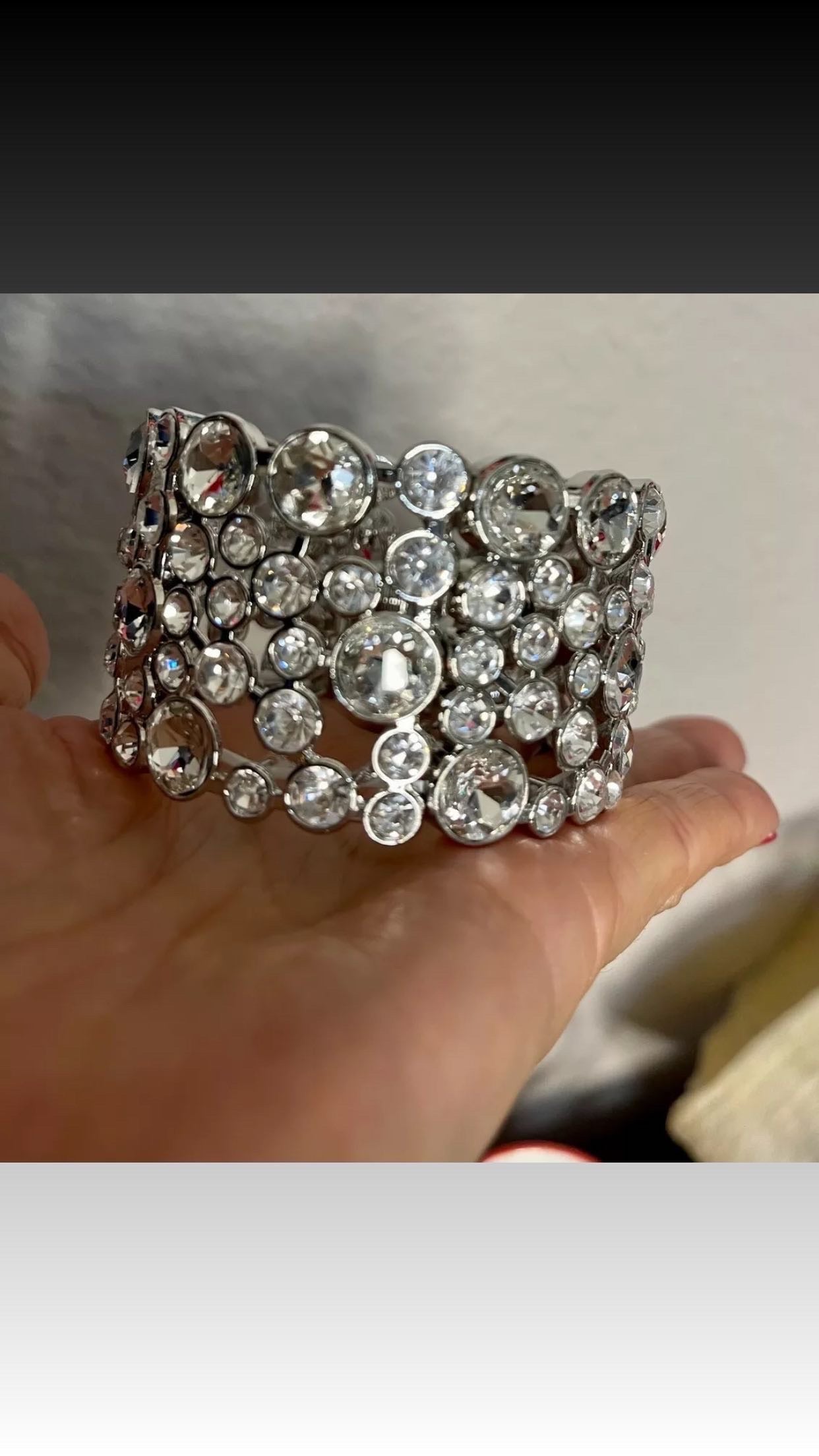 ULTRA RARE Paparazzi Zi Bracelet ONE UP Rhinestone Bracelet!!!!!!!!!!